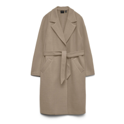VERO MODA VMFORTUNEAYA LONG COAT BEIGE