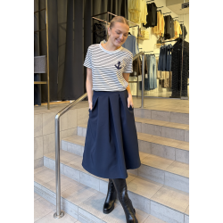 SOMMERSTEDT TULIP SKIRT NAVY