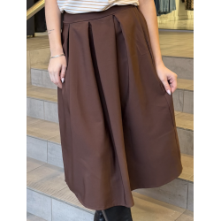 SOMMERSTEDT TULIP SKIRT BROWN