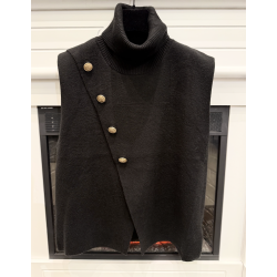 CONTINUE LOLA VEST BLACK