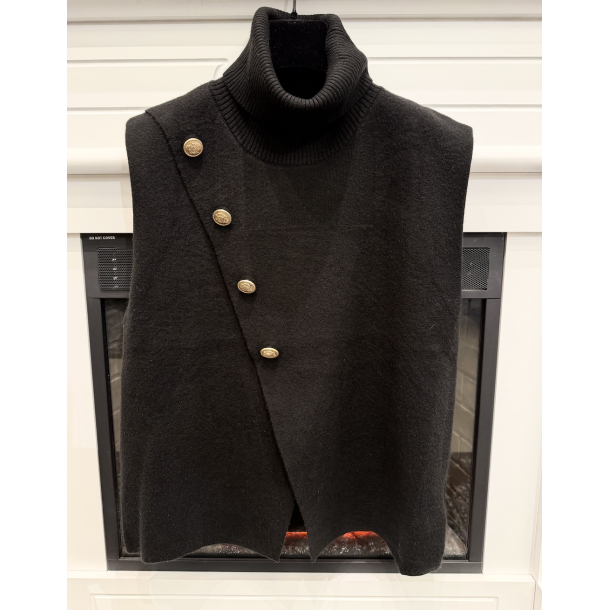 CONTINUE LOLA VEST BLACK