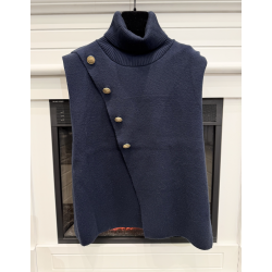 CONTINUE LOLA VEST NAVY BLUE
