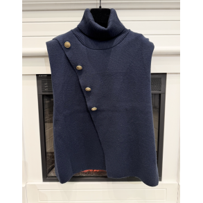 CONTINUE LOLA VEST NAVY BLUE