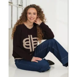 PREPAIR BABARA KNIT BORDEAUX