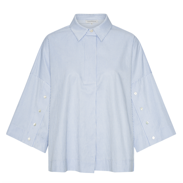 CONTINUE KLARA SHIRT NEW BLUE STRIPE BLUE