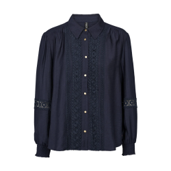 .PREPAIR LILA BLOUSE NAVY