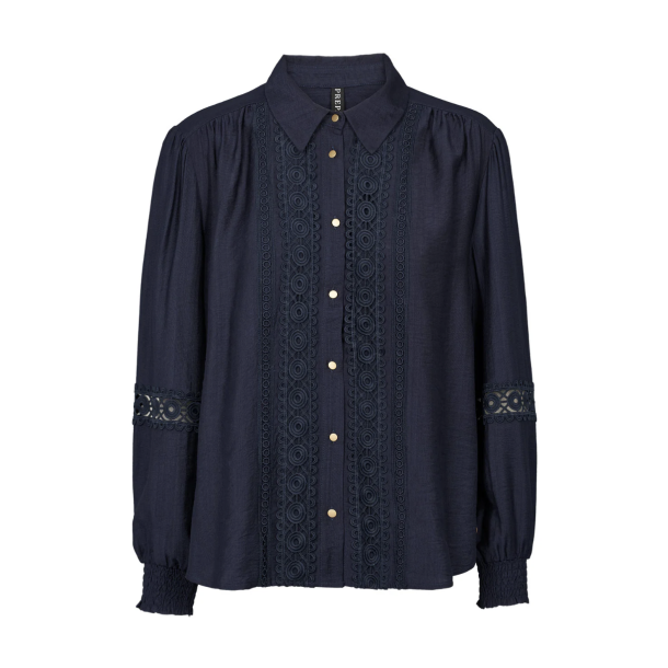 .PREPAIR LILA BLOUSE NAVY
