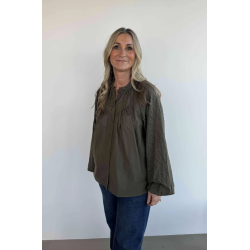 .PREPAIR SANDRA BLOUSE GREEN