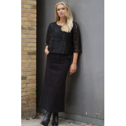 .PREPAIR MADELEINE BLOUSE BLACK