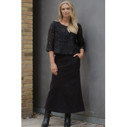 .PREPAIR MADELEINE BLOUSE BLACK