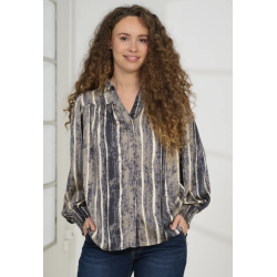 .PREPAIR LISSA BLOUSE BLUE