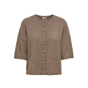 JACQUELINE de YONG JDYRUE 2/4 PEARL CARDIGAN BROWN