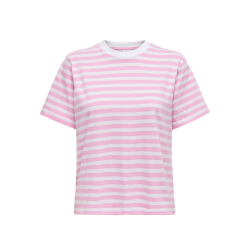 ONLY ONLLIVINA STRIPE TEE BONBON