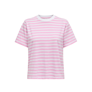ONLY ONLLIVINA STRIPE TEE BONBON
