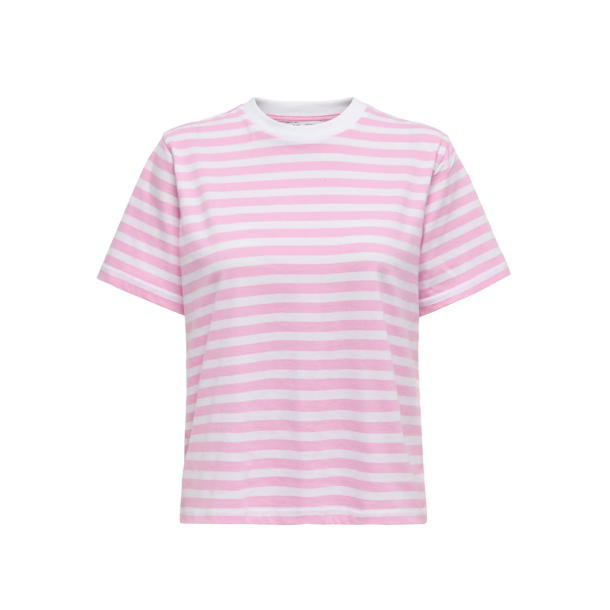 ONLY ONLLIVINA STRIPE TEE BONBON