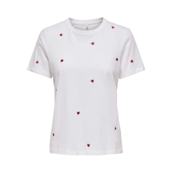 ONLY ONLKETTY O-NECK TOP HEART