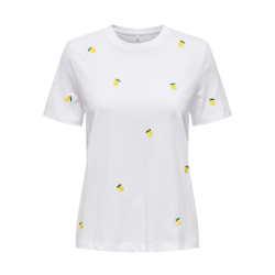 ONLY ONLKETTY O-NECK TOP LEMON