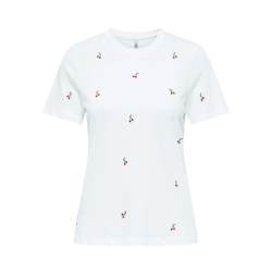 ONLY ONLKETTY O-NECK TOP CHERRIES