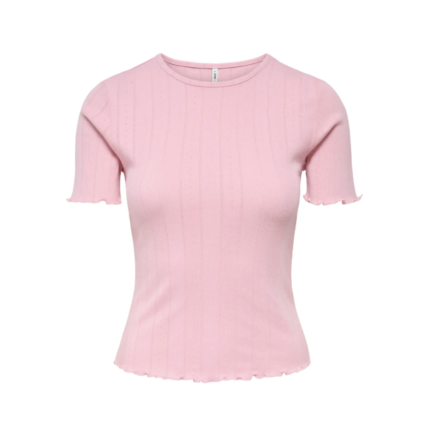 ONLY ONLTENNA O-NECK TOP ROSA