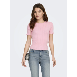 ONLY ONLTENNA O-NECK TOP ROSA
