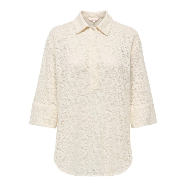 ONLY ONLRAO LACE SHIRT BIRCH