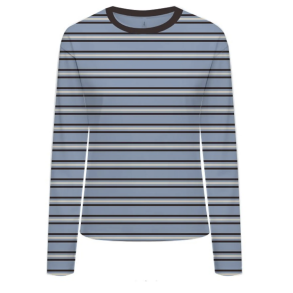 ONLY ONLNEW SOPH TOP BROWN/BLUE