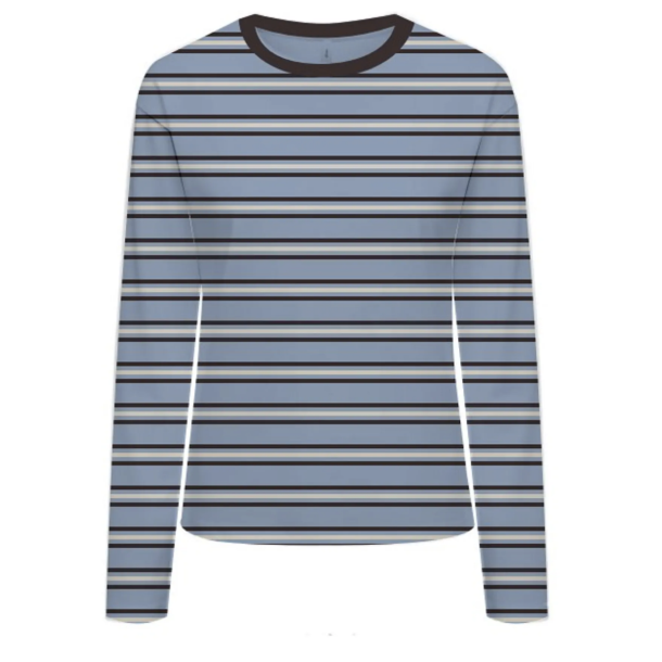 ONLY ONLNEW SOPH TOP BROWN/BLUE