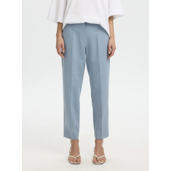 SELECTED FEMME SLWRITA-RIA CROPPED PANT DUSTY BLUE