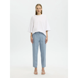 SELECTED FEMME SLWRITA-RIA CROPPED PANT DUSTY BLUE