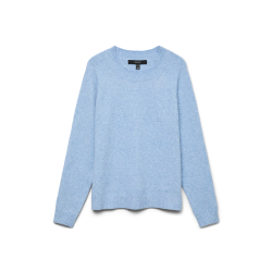 VERO MODA VMDOFFY O-NECK BLOUSE BLUE JASPER