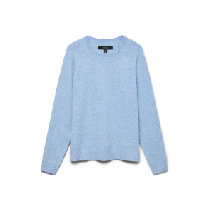 VERO MODA VMDOFFY O-NECK BLOUSE BLUE JASPER