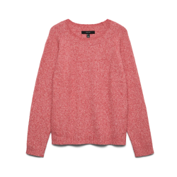 VERO MODA VMDOFFY O-NECK BLOUSE HIGH RISK RED