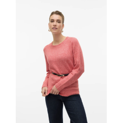 VERO MODA VMDOFFY O-NECK BLOUSE HIGH RISK RED