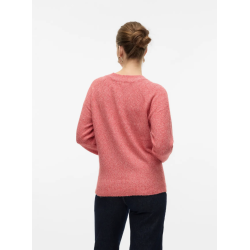 VERO MODA VMDOFFY O-NECK BLOUSE HIGH RISK RED