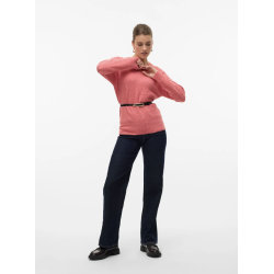 VERO MODA VMDOFFY O-NECK BLOUSE HIGH RISK RED