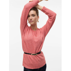 VERO MODA VMDOFFY O-NECK BLOUSE HIGH RISK RED