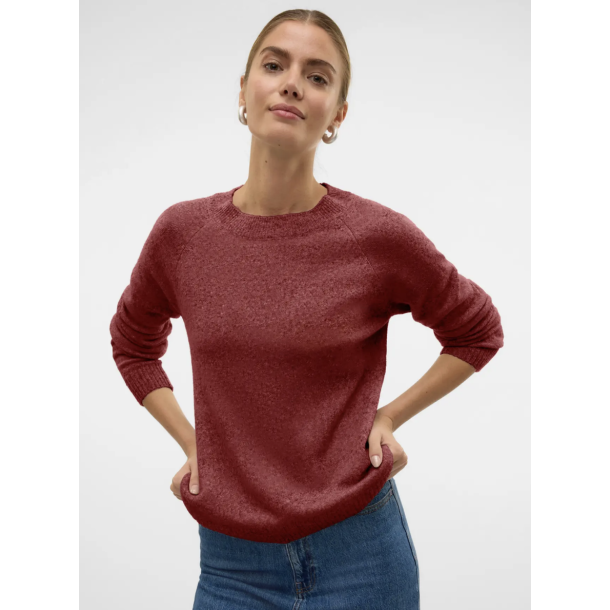 VERO MODA VMDOFFY O-NECK BLOUSE SYRAH