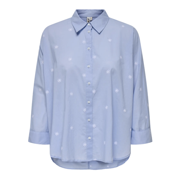 ONLY ONLNEW LINA GRACE SHIRT BLUE/WHITE
