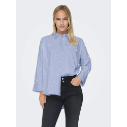 ONLY ONLNEW LINA GRACE SHIRT BLUE/WHITE
