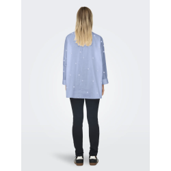 ONLY ONLNEW LINA GRACE SHIRT BLUE/WHITE