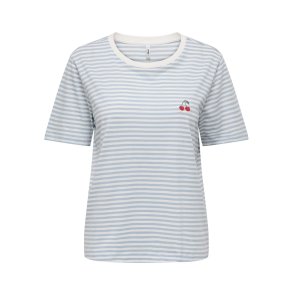 ONLY ONLHAPPY TOP WHITE/BLUE