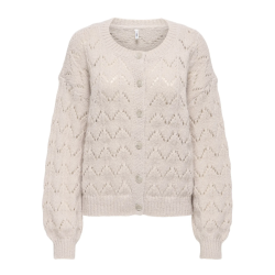 ONLY ONLNORDIC CARDIGAN STONE