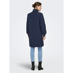 JACQUELINE de YONG JDYRAYA QUILT LONG JACKET NAVY