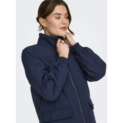 JACQUELINE de YONG JDYRAYA QUILT LONG JACKET NAVY