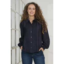 PREPAIR LILA BLOUSE NAVY