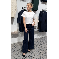 SOMMERSTEDT SILJA WIDE JEANS D.BLUE