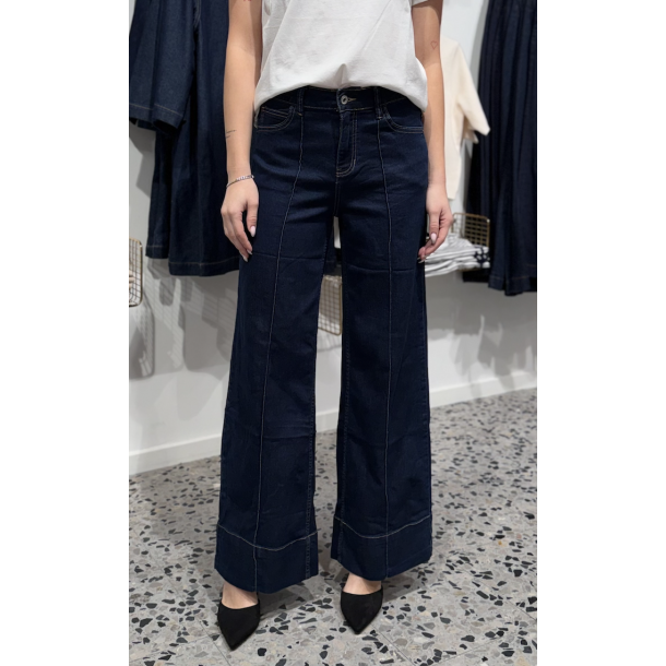SOMMERSTEDT SILJA WIDE JEANS D.BLUE