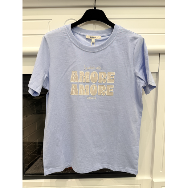 GARCIA O260005 T-SHIRT CORNFLOWER