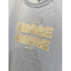 GARCIA O260005 T-SHIRT CORNFLOWER