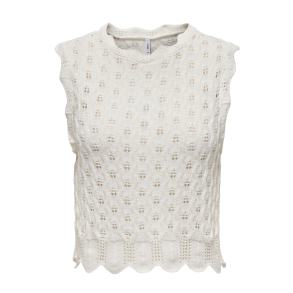 ONLY ONLLUNA O-NECK TANK TOP WHITE